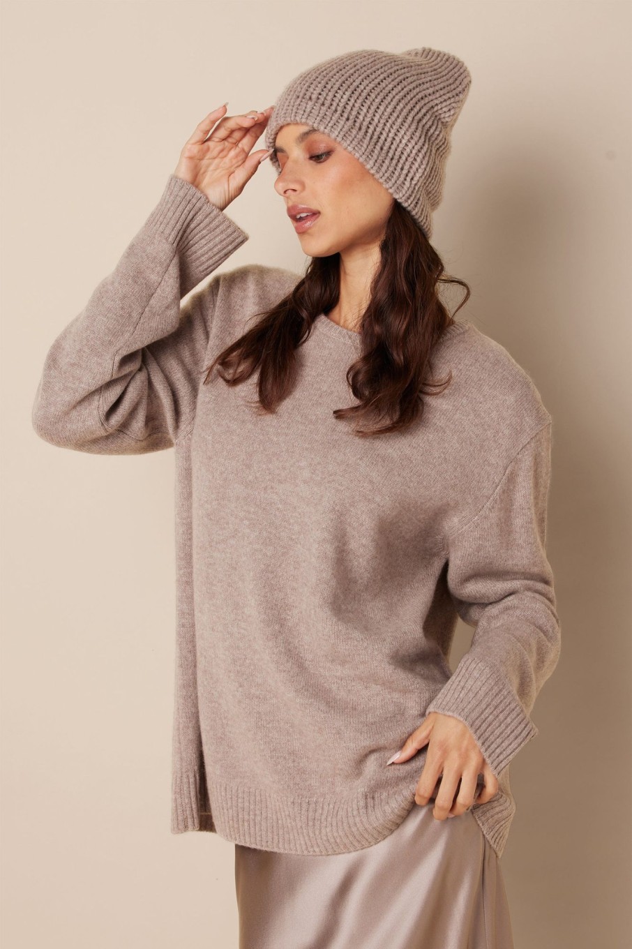 Accesories SABLYN | Liam Cashmere Beanie | Toast