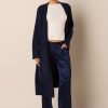 Clothing SABLYN | Yara Cashmere Coat With Pockets | Midnight