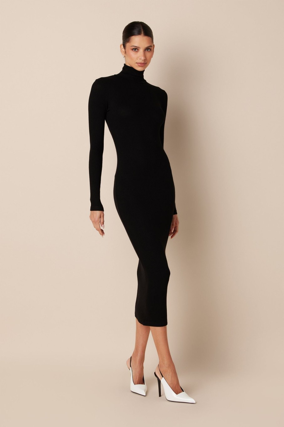 Clothing SABLYN | Gab Turtleneck Rib Dress