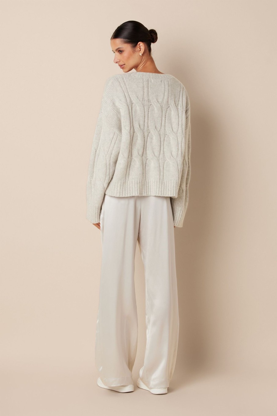 Clothing SABLYN | Emerson Pleated Silk Pant