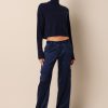 Clothing SABLYN | Sigourney Silk Cargo Pant | Midnight