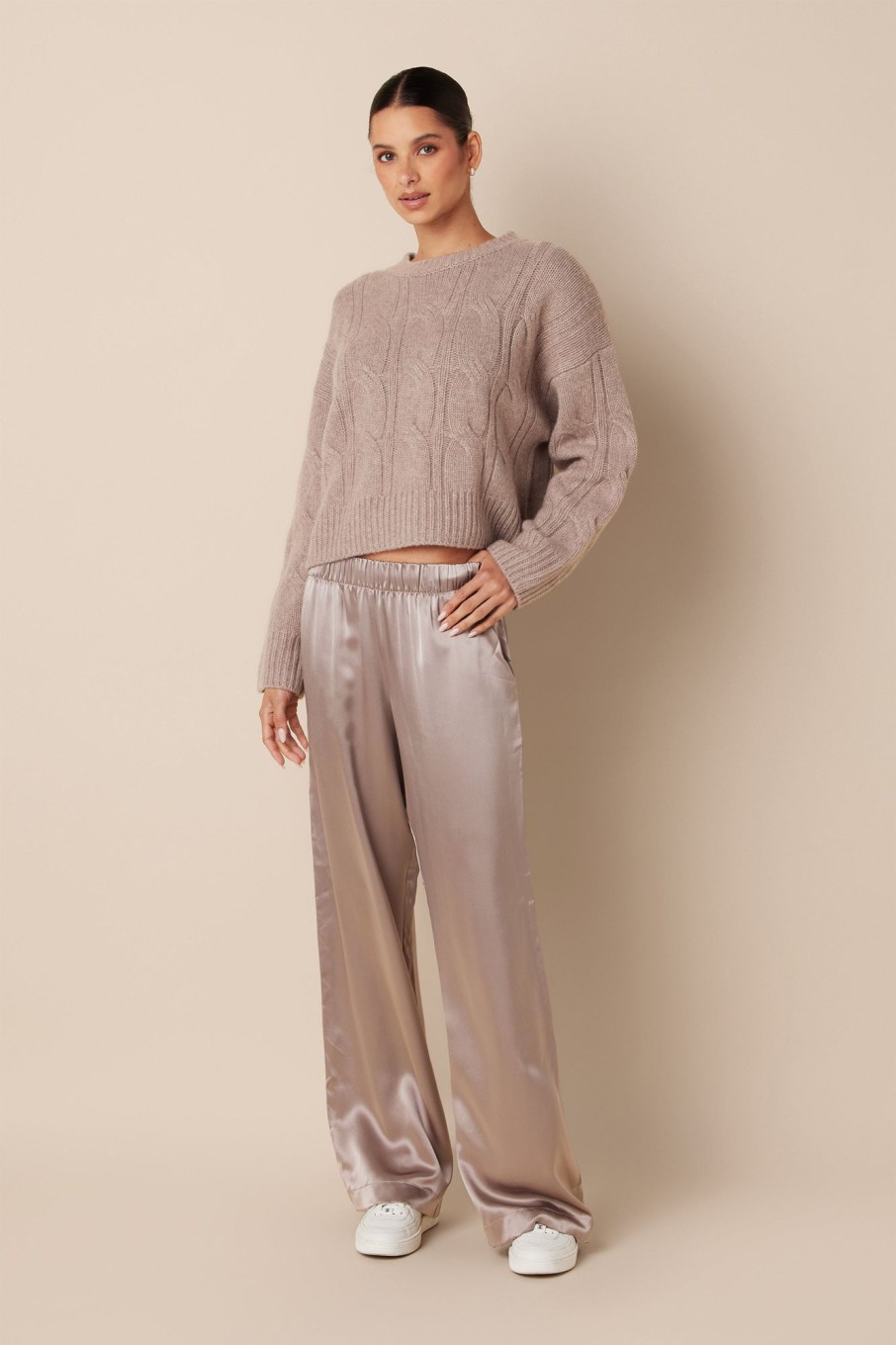 Clothing SABLYN | Brynn Wide Leg Pant | Toast