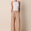 Clothing SABLYN | Brooklyn Twill Pant | Sandhill