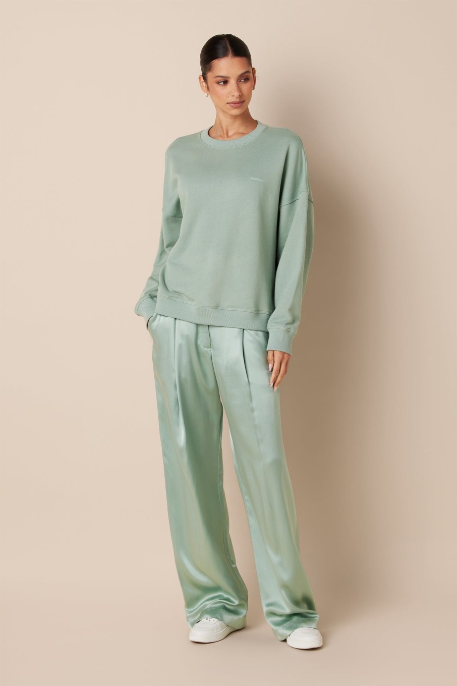 Clothing SABLYN | Emerson Pleated Silk Pant