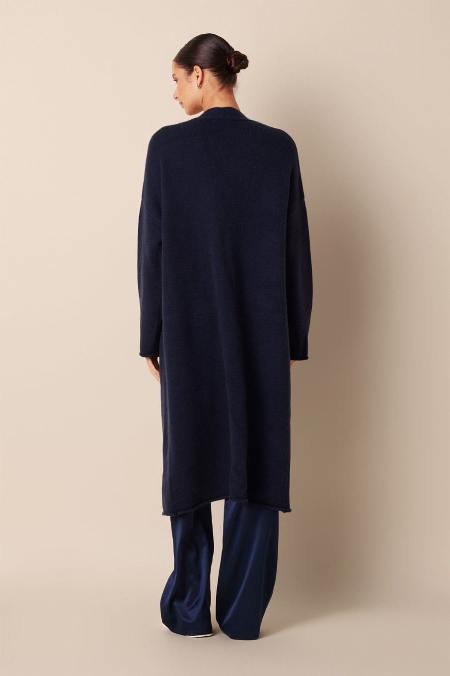 Clothing SABLYN | Yara Cashmere Coat With Pockets | Midnight