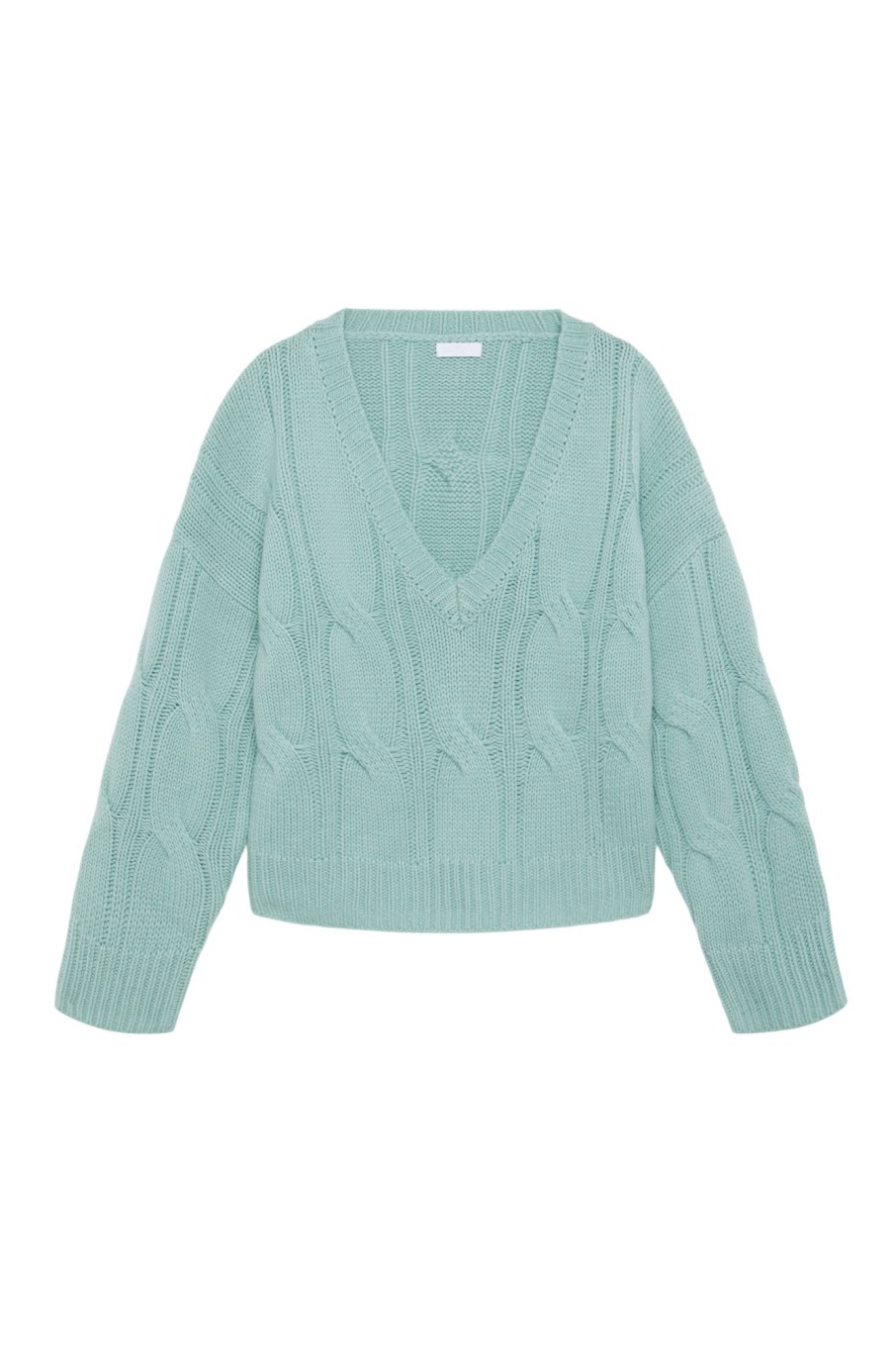 Clothing SABLYN | Koa Cable Knit V-Neck Sweater