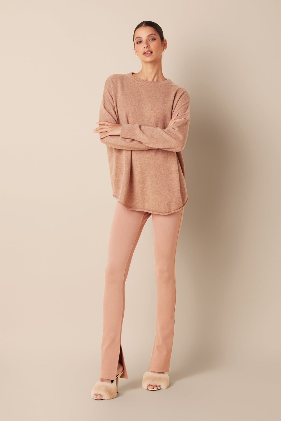 Clothing SABLYN | Marjorie Cashmere Pullover | Almondine