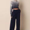 Clothing SABLYN | Lula Crop Cashmere Turtleneck | Nightbreak