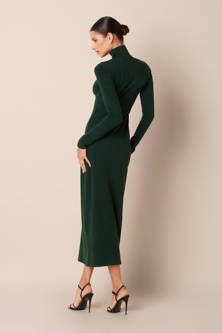 Clothing SABLYN | Mussette Turtleneck Dress | Deep Forest