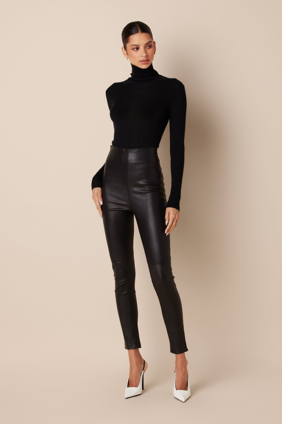 Clothing SABLYN | Jessica Leather Legging | Black