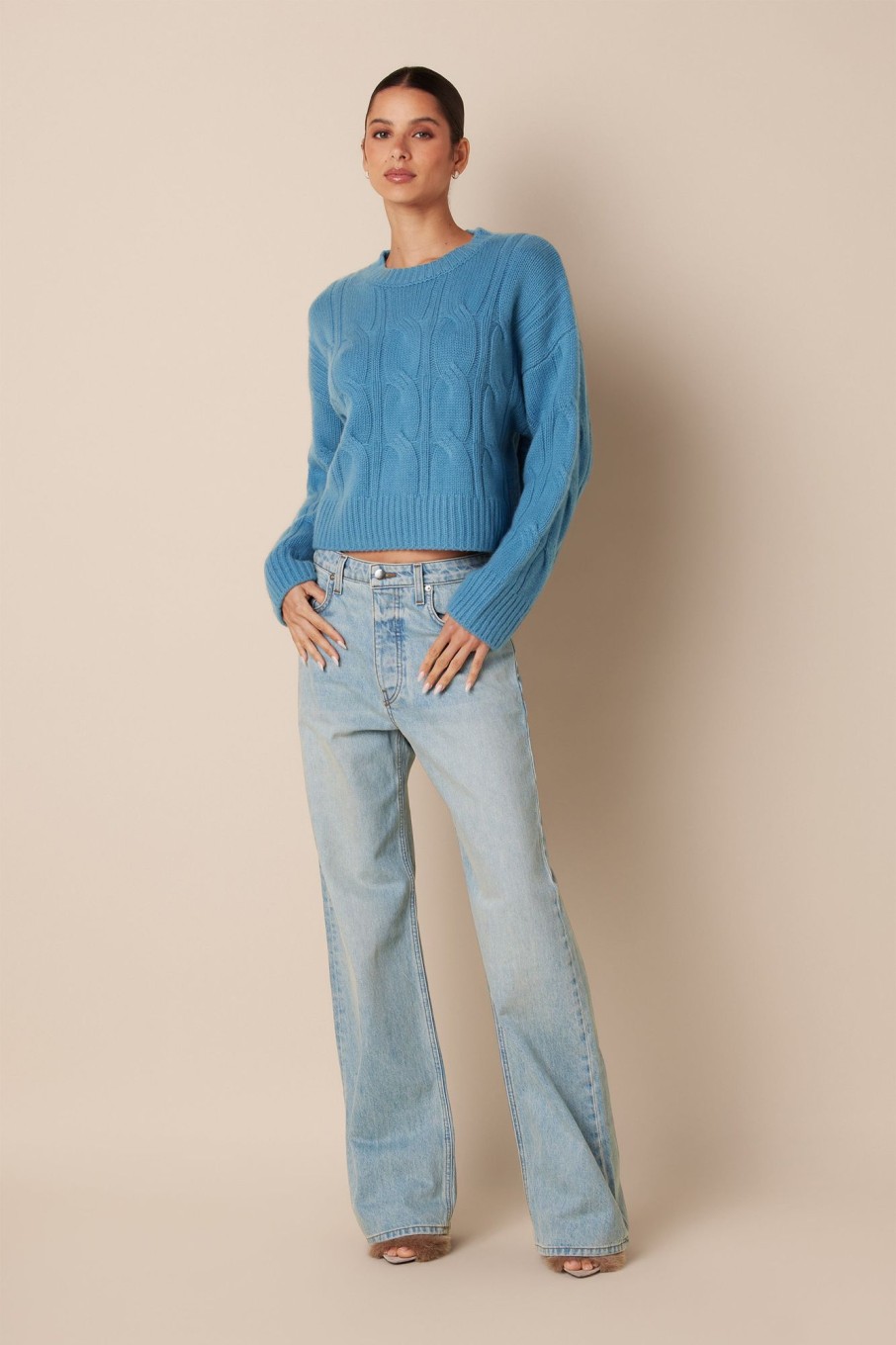 Clothing SABLYN | Tristan Cable Knit Sweater